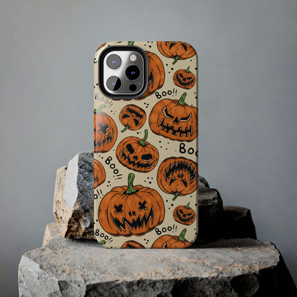 Halloween Jack-o-lanterns Pumpkins Tough Phone Cases