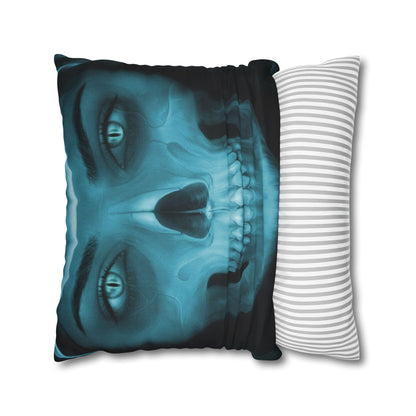 Skull Maiden Halloween Square Pillowcase (Cover Only)