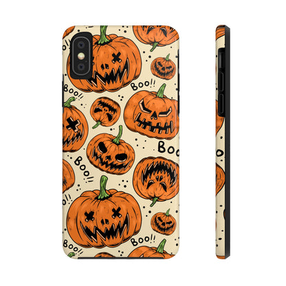 Halloween Jack-o-lanterns Pumpkins Tough Phone Cases