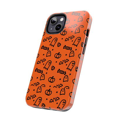 Ghosts & Pumpkins Halloween Tough Phone Cases