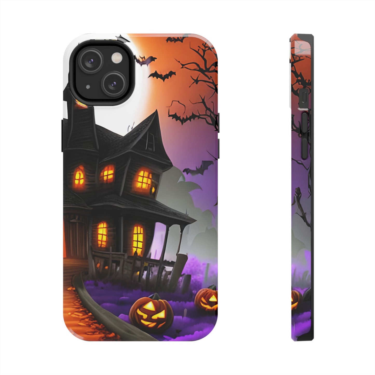 Haunted House Halloween Tough Phone Cases