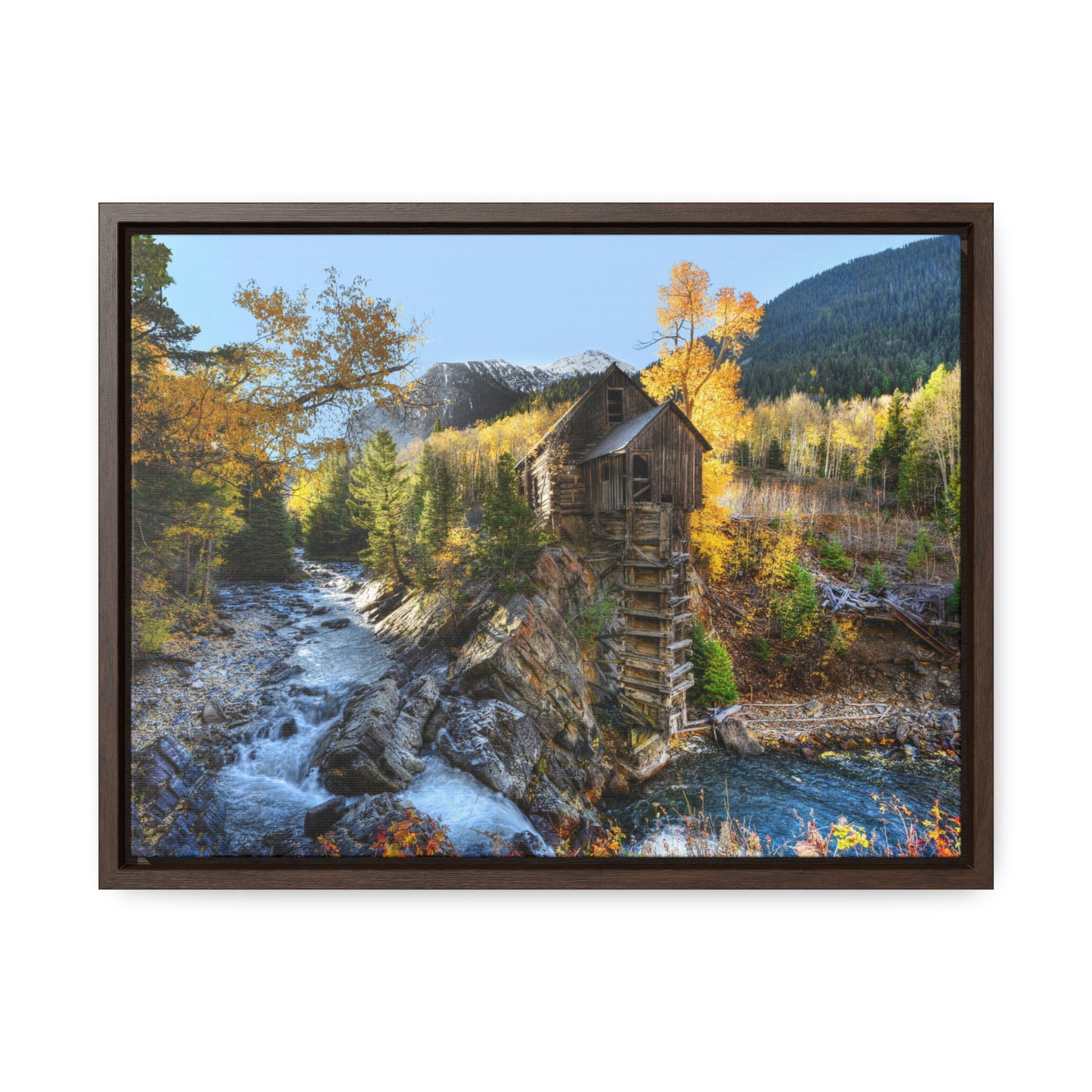 Crystal Springs in Fall, Premium Framed Canvas Original Photography by Eric Johnson