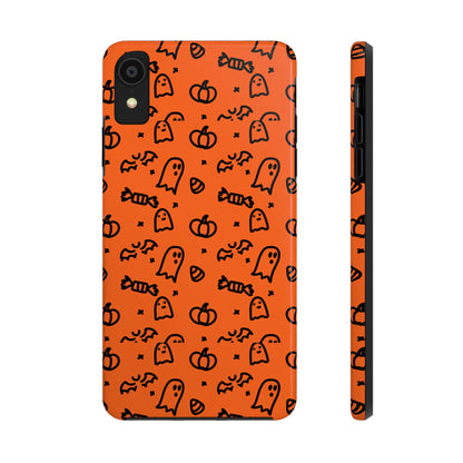 Ghosts & Pumpkins Halloween Tough Phone Cases