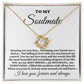To My Soulmate "Meeting you was fate..." Love Knot Necklace