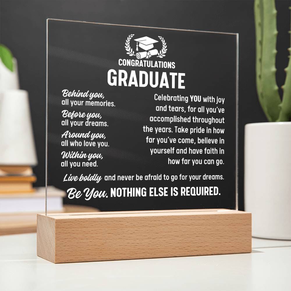 Graduate Gift, Acrylic Plaque