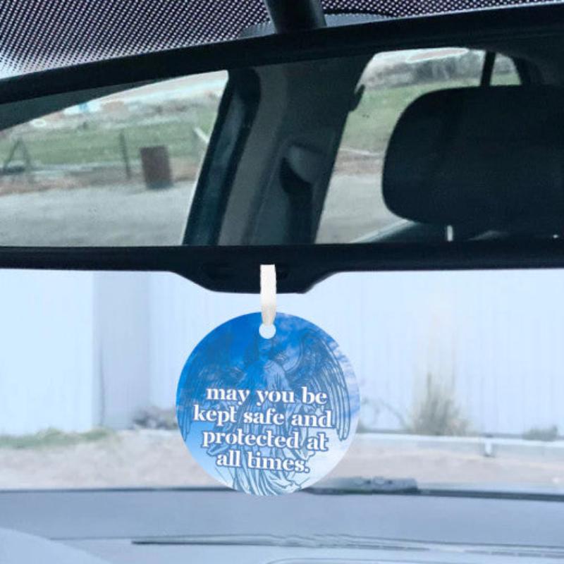 Angel of Protection Car Mirror Ornament (Stocking stuffer, Friends Gift, Co-Worker Gift Bulk Savings)