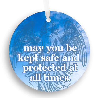 Angel of Protection Car Mirror Ornament (Stocking stuffer, Friends Gift, Co-Worker Gift Bulk Savings)