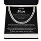 To My Man "I wasn't your first..." Cuban Link Chain