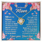 To Mom From Son "You are my home..." Love Knot Necklace