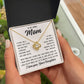 To Mom From Daughter "It seems like a perfect..."  Love Knot Necklace