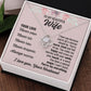 To Wife From Husband "Your Love Never..." Love Knot Necklace