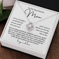 To Boyfriend's Mom "I never thought..." Love Knot Necklace