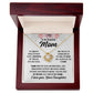 To Mom From Daughter "You held my hand..." Love Knot Necklace