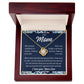 To Mom From Son "When someone..." Love Knot Necklace