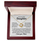 To Daughter From Mom "I blinked my eyes..."  Love Knot Necklace