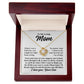 To Mom From Son "When I was a little boy..."  Love Knot Necklace