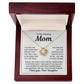To Mom From Daughter "You are the mom every..." Love Knot Necklace