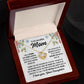 To Mom From Daughter "I am a strong..." Love Knot Necklace
