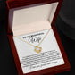 To My Beautiful Wife "If I could give you..." Love Knot Necklace