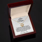To Mom From Son "Not every mom could..." Love Knot Necklace