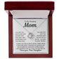 To Mom From Daughter "You are the mom every..." Love Knot Necklace