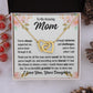 From Daughter To Mom "You've always supported..." Interlocking Hearts