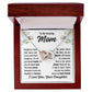 To Mom From Daughter "Daughters need their..." Interlocking Hearts