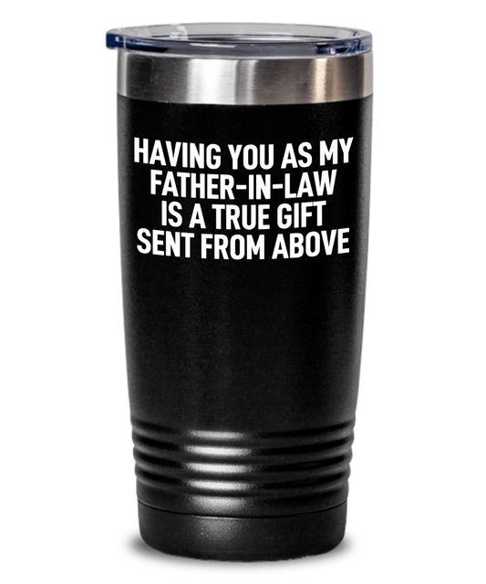 Unique Father-in-law Gifts, 20 oz. Travel Tumbler