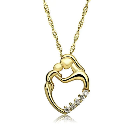 To Mom-to-Be From Baby Bump "I may be just a bump..." Mom Heart Necklace